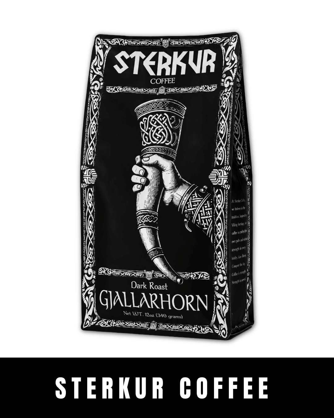 STERKUR COFFEE GJALLARHORN DARK ROAST - STERKUR STRENGTH