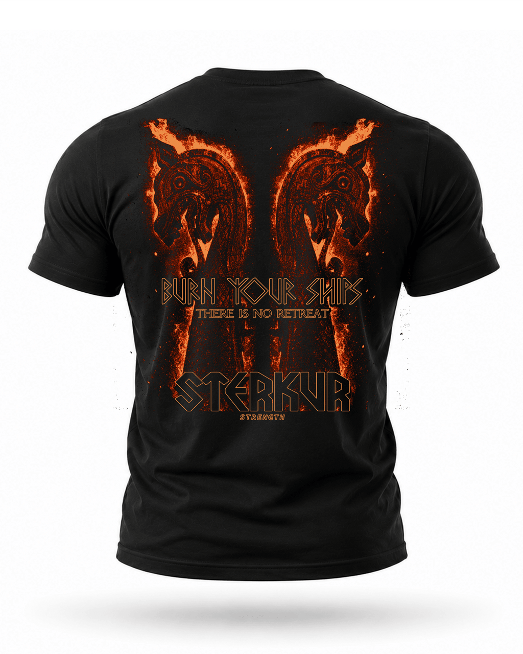 BURNING SHIPS HIGH PERFORMANCE T-SHIRT - STERKUR STRENGTH