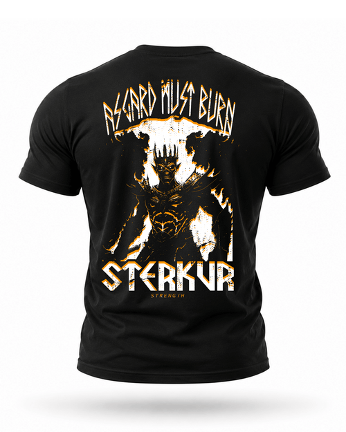 FIRE GIANT HIGH PERFORMANCE TSHIRT - STERKUR STRENGTH