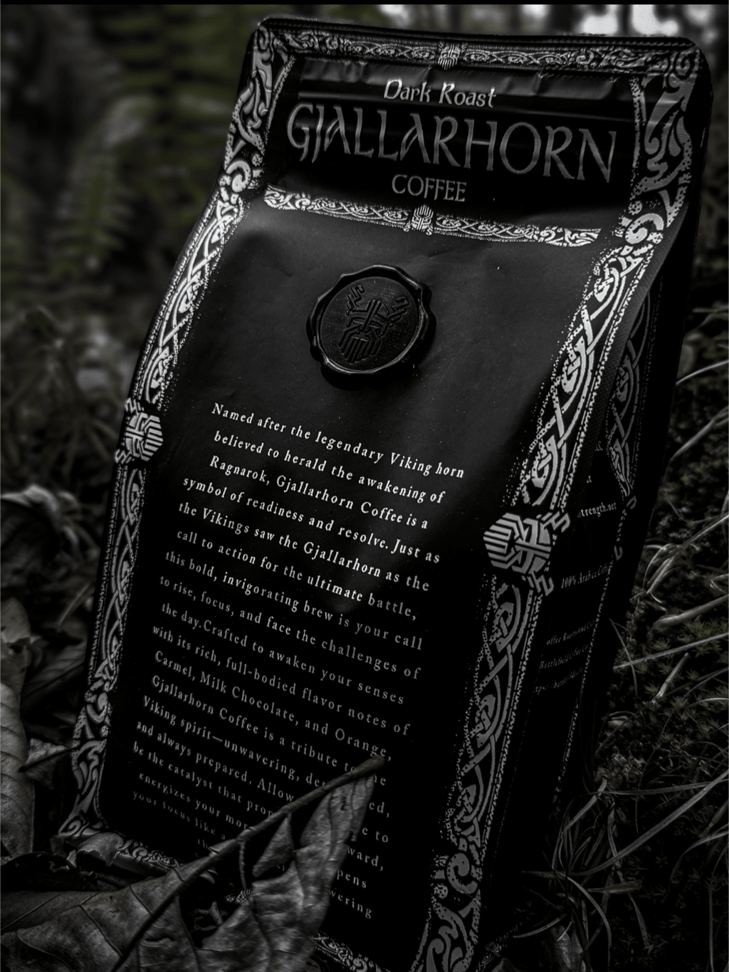 GJALLARHORN DARK ROAST COFFEE (WHOLE BEAN) - STERKUR STRENGTH