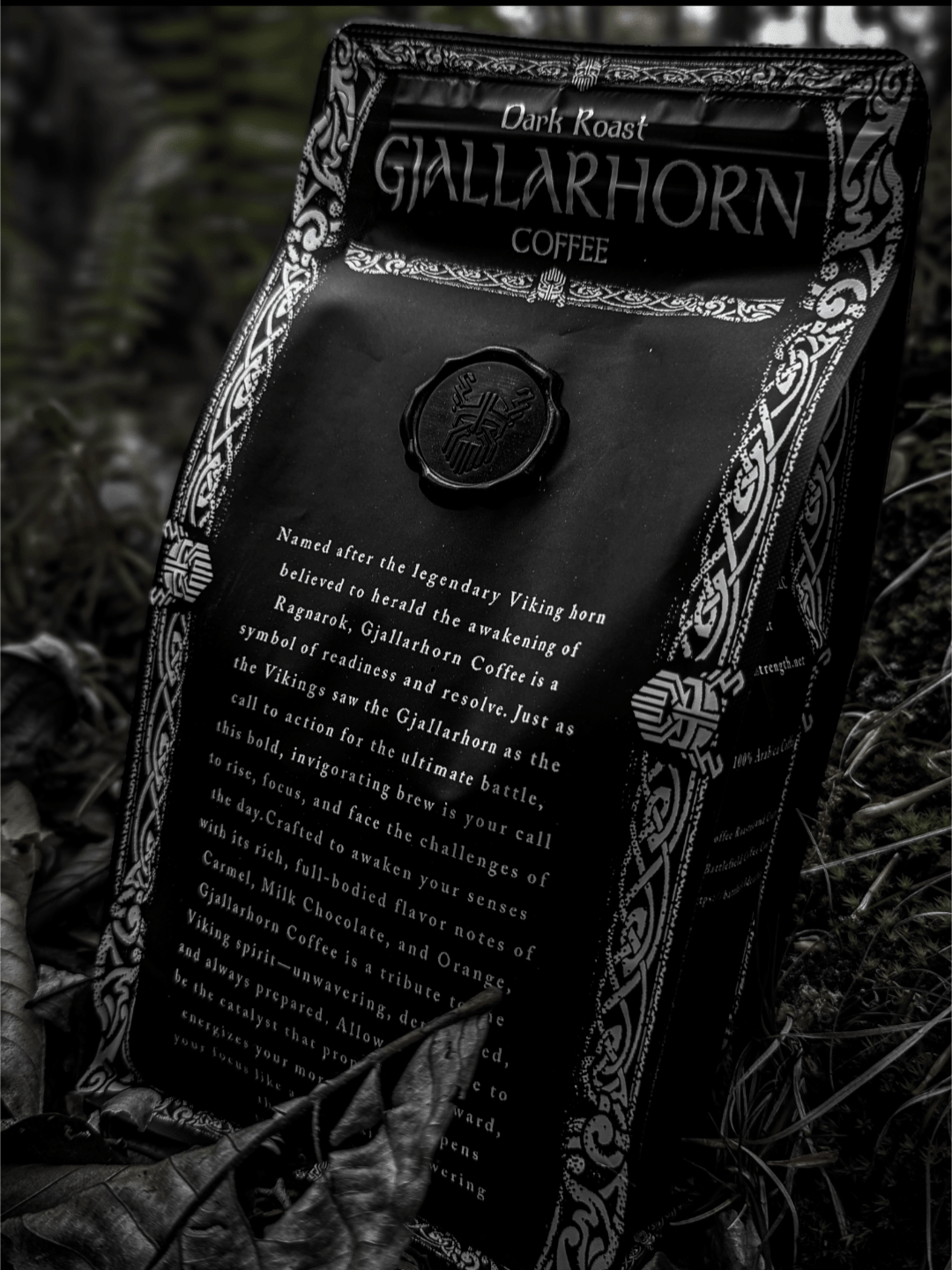 GJALLARHORN DARK ROAST COFFEE (WHOLE BEAN) - STERKUR STRENGTH