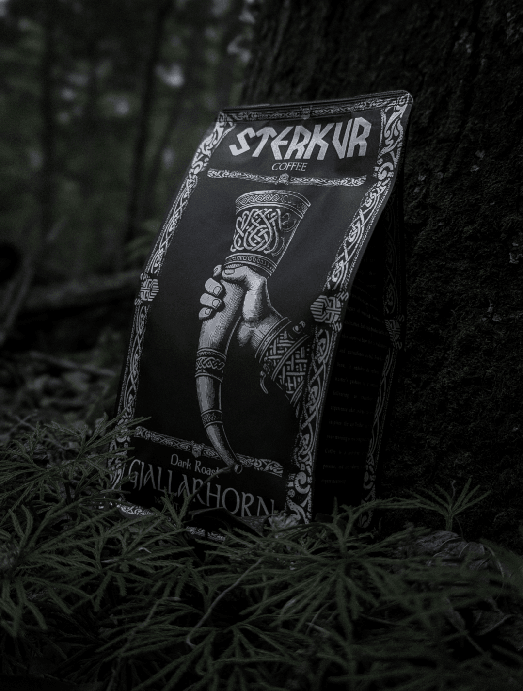 GJALLARHORN DARK ROAST COFFEE (WHOLE BEAN) - STERKUR STRENGTH