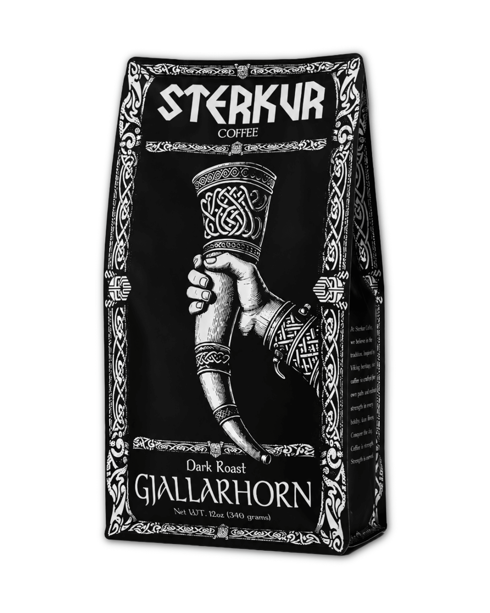 GJALLARHORN DARK ROAST COFFEE (WHOLE BEAN) - STERKUR STRENGTH