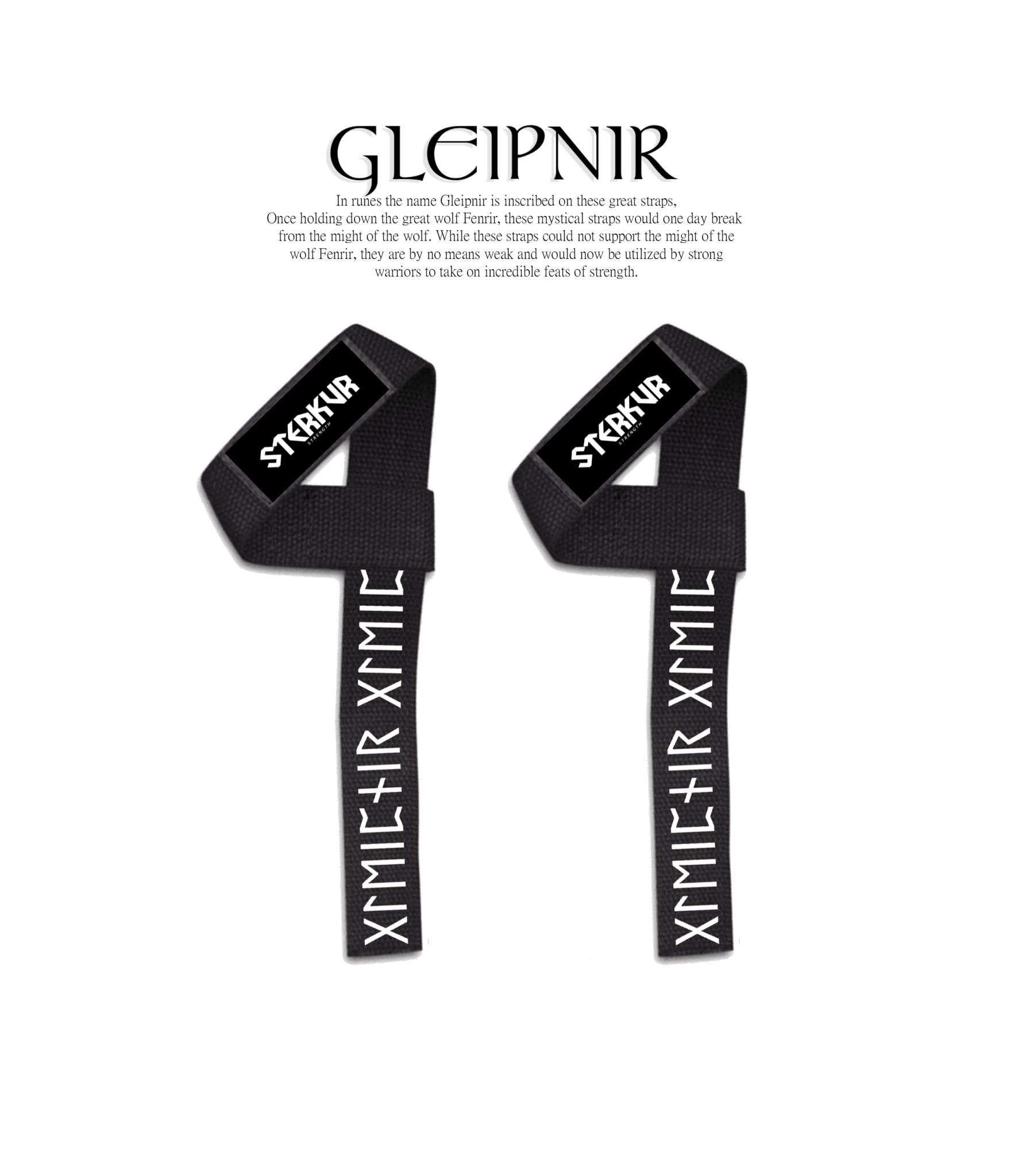 GLEIPNIR STRAPS - STERKUR STRENGTH