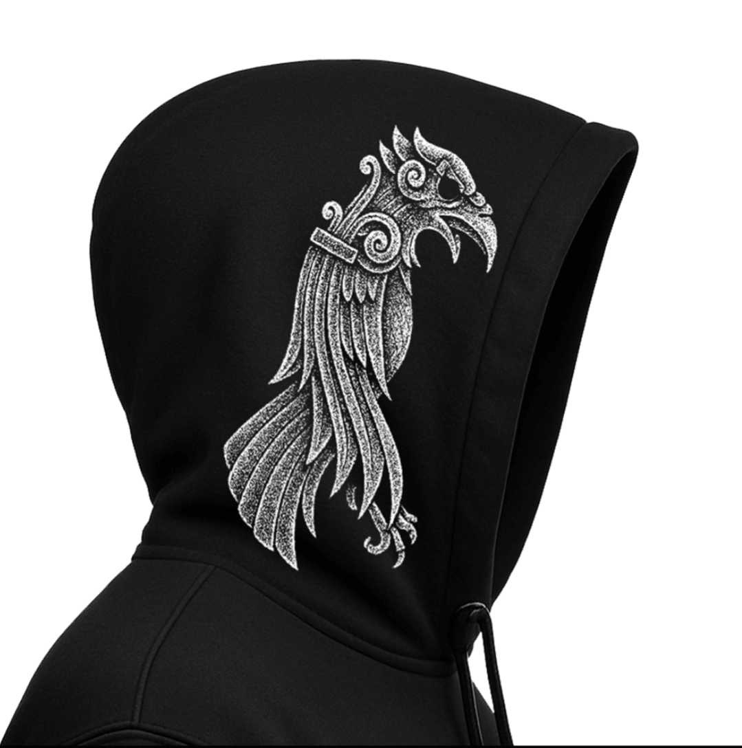 HUGINN and MUNINN HIGH PERFORMANCE HOODIE - STERKUR STRENGTH