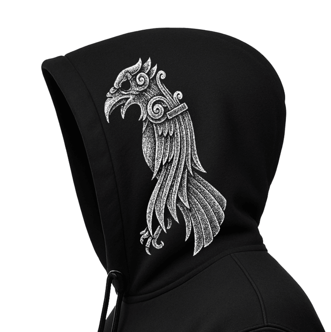 HUGINN and MUNINN HIGH PERFORMANCE HOODIE - STERKUR STRENGTH