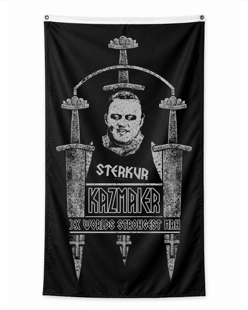 (Pre Order) KAZ X STERKUR STRENGTH Battle Flag - STERKUR STRENGTH