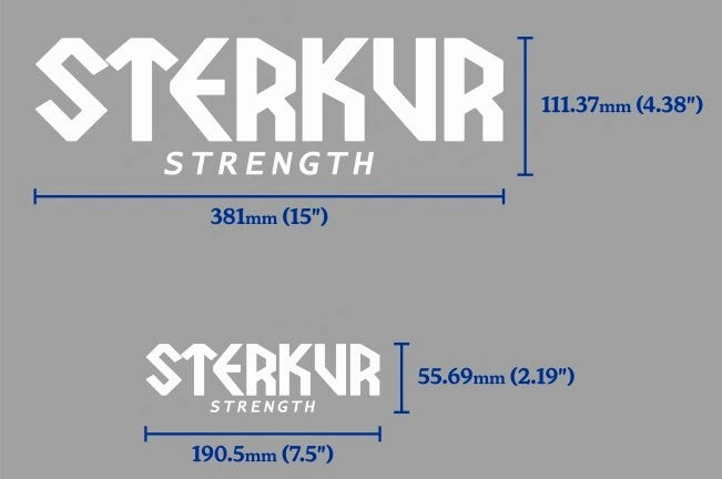 STERKUR STRENGTH CAR DECAL - STERKUR STRENGTH