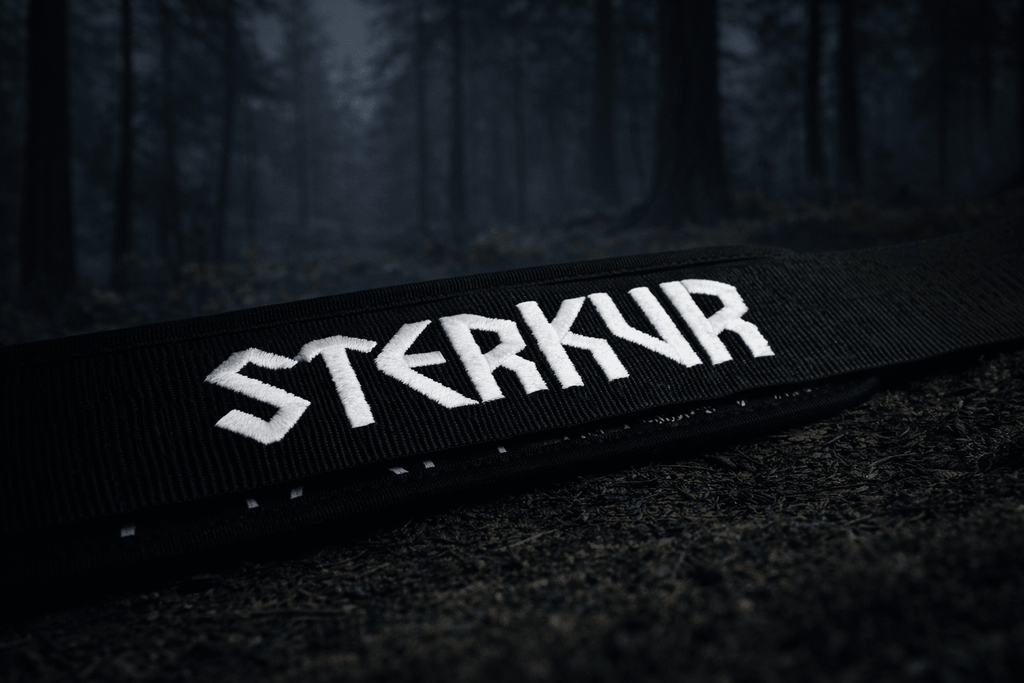 Styrkmundr Lifting Belt (Velcro Nylon) - STERKUR STRENGTH